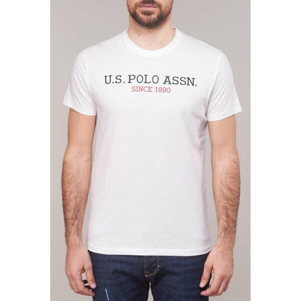 Ανδρική Μπλούζα U.S.POLO ASSN 154-61503-49351 Λεύκο - Image 5