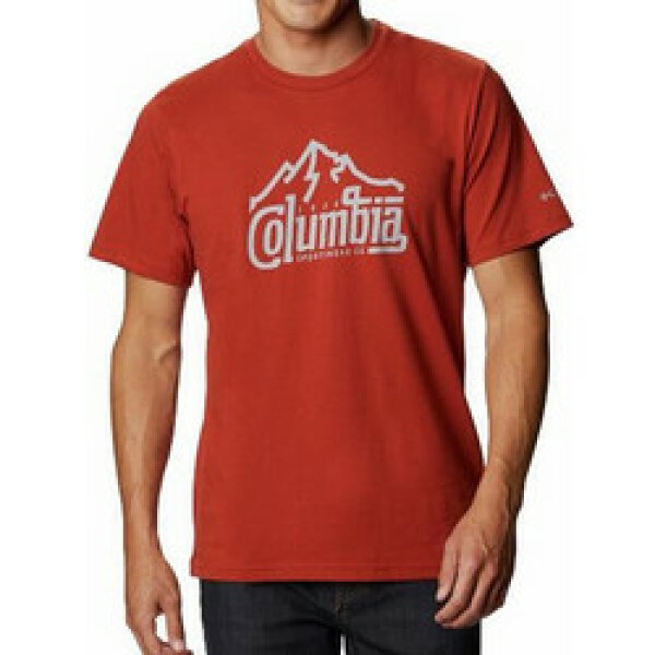 columbia-path-lake-graphic-tee-ii-em2959-248 Ανδρική Μπλούζα  Columbia EM2959-248 Πορτοκαλί - Image 1