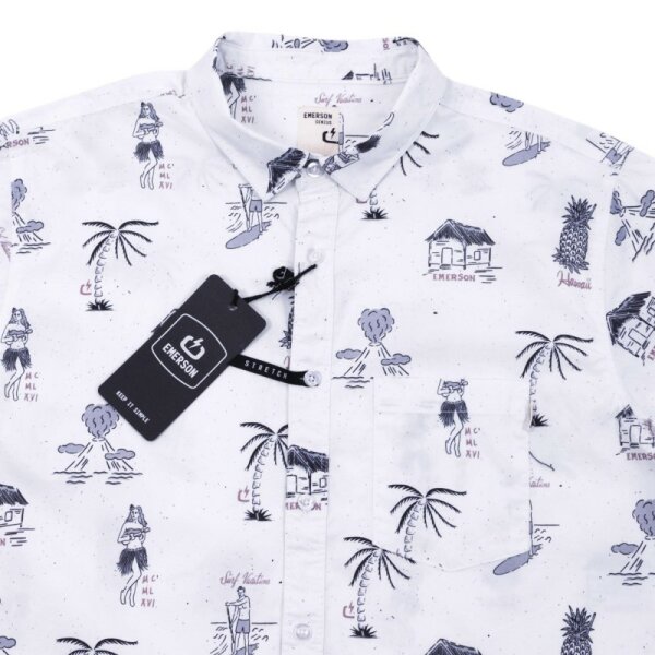 Ανδρικό Πουκάμισο EMERSON 191.EM61.03 Λευκό - Image 3