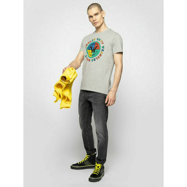 Ανδρική Μπλούζα WRANGLER W7D9FKX37 Γκρί - Image 3