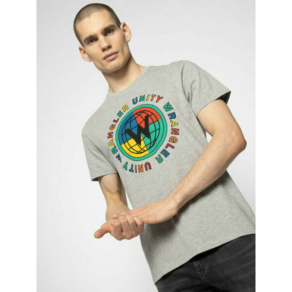 Ανδρική Μπλούζα WRANGLER W7D9FKX37 Γκρί - Image 5