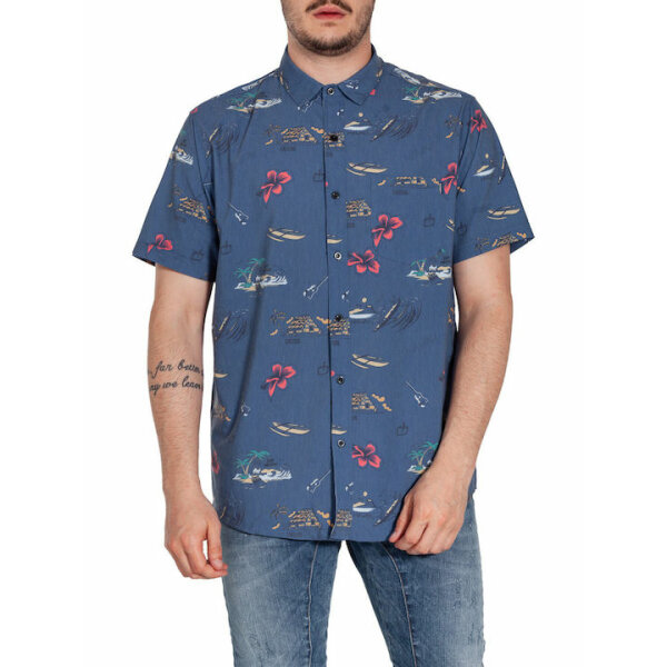 Ανδρικό Πουκάμισο EMERSON 201.EM61.03 Μπλέ - Image 5