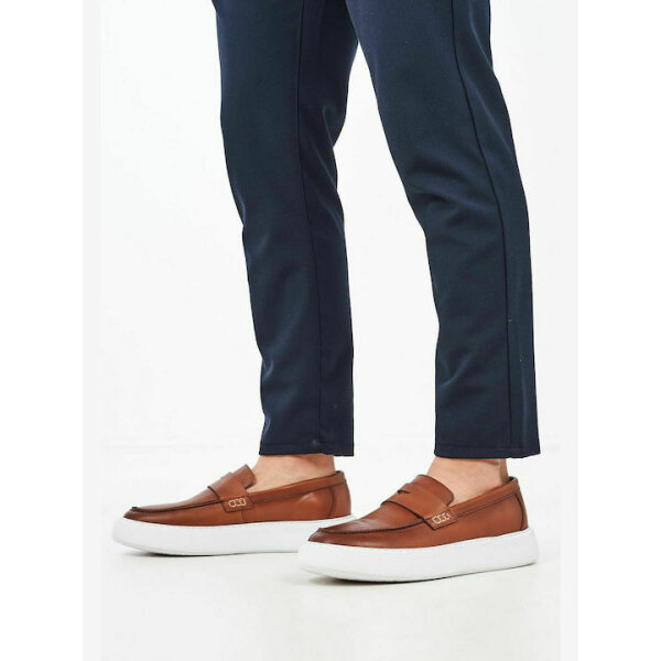 Ανδρικό Παπούτσι μοκασίνι  VICE FOOTWEAR 45408 Καφέ - Image 4