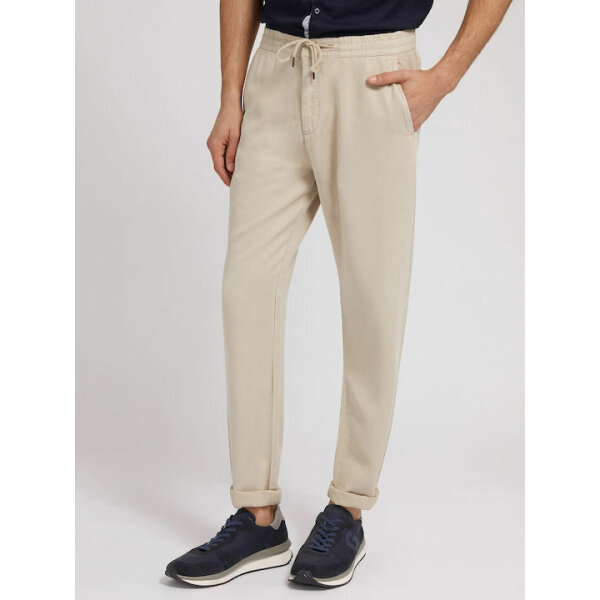 Ανδρικό Παντελόνι GUESS M2GB36WEHW3 Μπεζ - Image 3