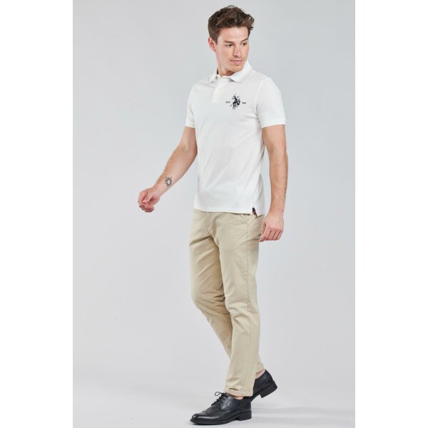 polo-u-s-polo-assn-collar-polo-grey-mel-41029-188_14293 Ανδρική Μπλούζα POLO U.S.POLO ASSN 1975595941029 Λευκό - Image 3