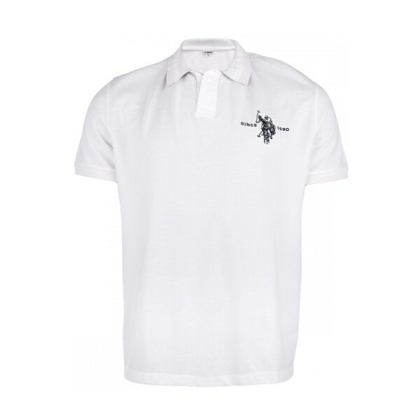 polo-u-s-polo-assn-collar-polo-grey-mel-41029-188_14296 Ανδρική Μπλούζα POLO U.S.POLO ASSN 1975595941029 Λευκό - Image 1