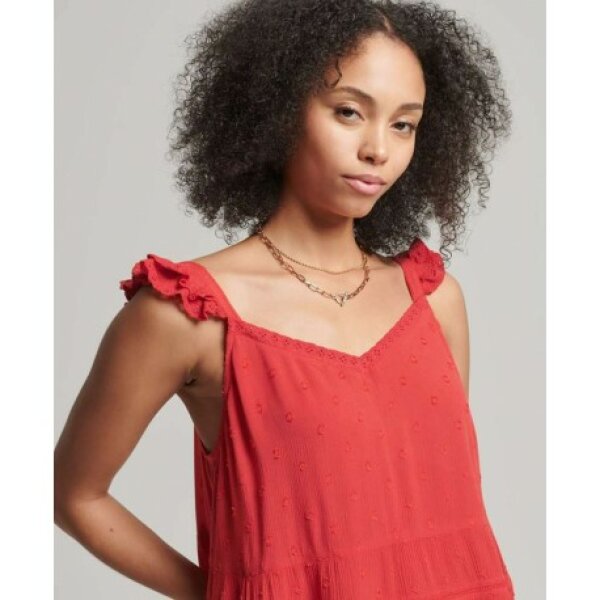 superdry-w6011287a-spr-τιραντάκι-μπλούζα-soda-pop-red (1) SUPERDRY ΓΥΝΑΙΚΕΙΑ ΜΠΛΟΥΖΑ W6011287A SPR - Image 2