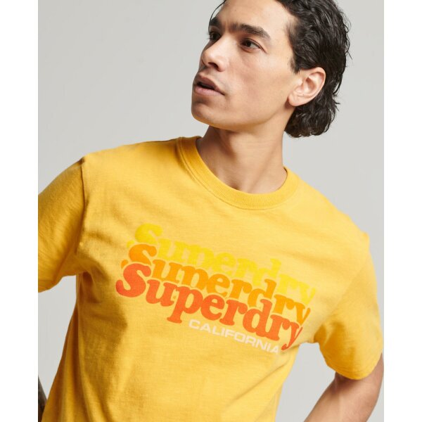 Ανδρική Μπλούζα SUPERDRY M1011383A Κίτρινο - Image 3