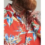 Ανδρικό Πουκάμισο SUPERDRY M4010514A Κόκκινο - Image 4