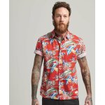 Ανδρικό Πουκάμισο SUPERDRY M4010514A Κόκκινο