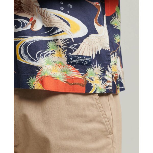 upload9223368955666056184 Ανδρικό Πουκάμισο SUPERDRY M4010514A Μπλέ - Image 2