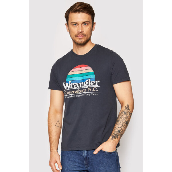 Ανδρική Μπλούζα WRANGLER W7AID3XAE Μπλέ - Image 2