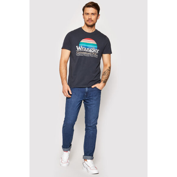 Ανδρική Μπλούζα WRANGLER W7AID3XAE Μπλέ - Image 4