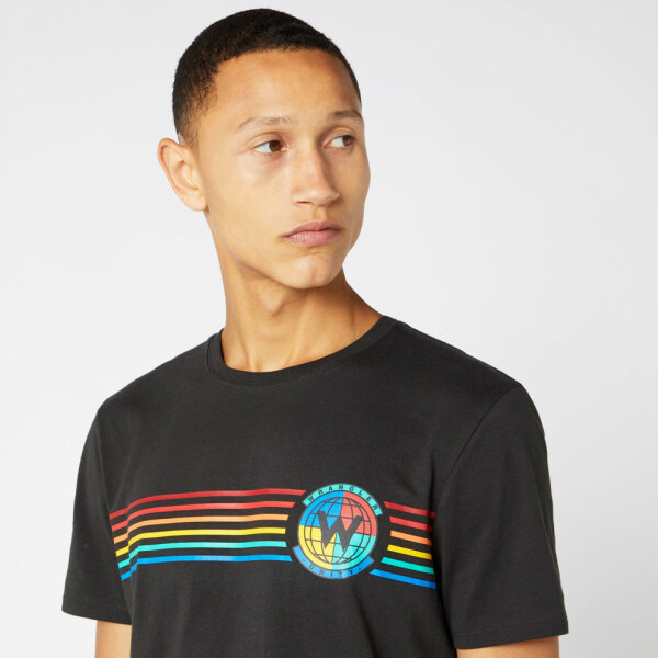 wrangler-ss-globe-tee-faded-black (1) Ανδρική Μπλούζα WRANGLER W7D9FKXV6 Μαύρο - Image 2
