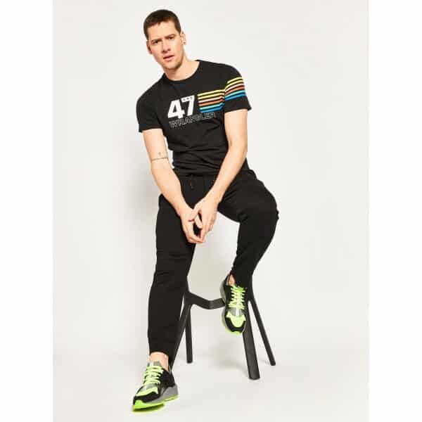 Ανδρική Μπλούζα WRANGLER W7F1FKXV6 Μαύρο - Image 2