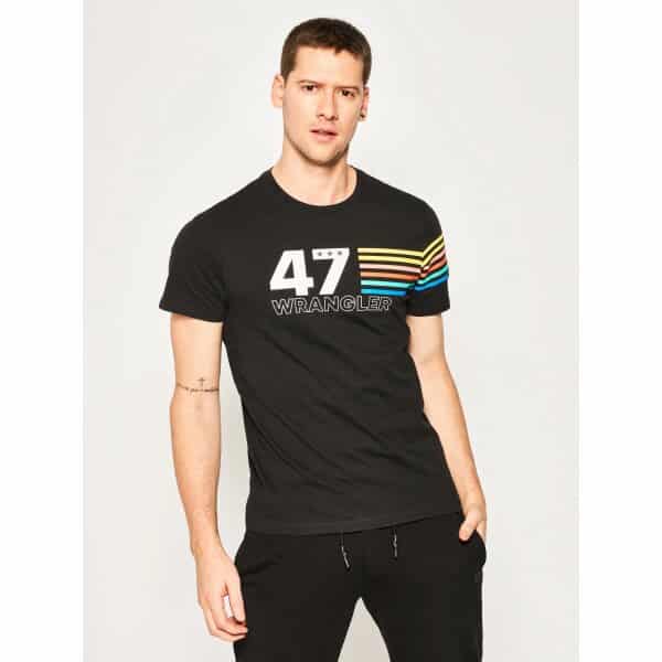 Ανδρική Μπλούζα WRANGLER W7F1FKXV6 Μαύρο - Image 5