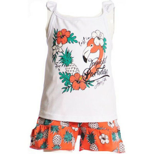 Παιδικό Σετ-Σύνολο Joyce 13757 Πορτοκαλί Κορίτσι - Image 2