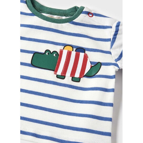 Σετ 2 μπλούζες μακρυμάνικες ECOFRIENDS Νεογέννητο αγόρι 22-01096-063 - Image 4