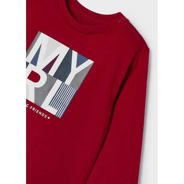 12-00108-060-M-6 Μπλούζα μακρυμάνικη Κόκκινο 12-00108-060 - Image 4