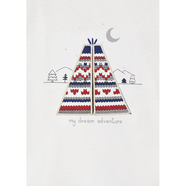 Μπλούζα μακρυμάνικη Εκρού 12-02007-055 - Image 4