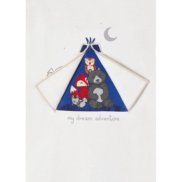 Μπλούζα μακρυμάνικη Εκρού 12-02007-055 - Image 5