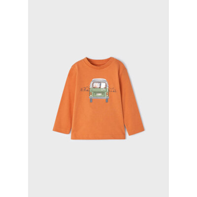 Μπλούζα μακρυμάνικη Πορτοκαλί 12-02008-058