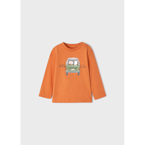 Μπλούζα μακρυμάνικη Πορτοκαλί 12-02008-058 - Image 1