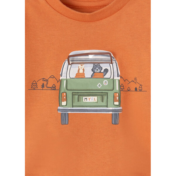 Μπλούζα μακρυμάνικη Πορτοκαλί 12-02008-058 - Image 6