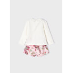 Σέτ βερμούδα κοτλέ σταμπωτή  Ρόζ 12-02233-030 - Image 2