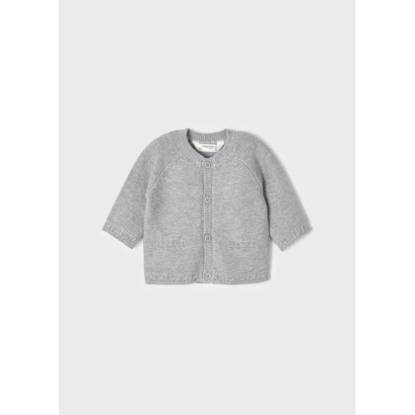 12-02391-045-M-4 Ζακέτα Πλεκτή Γκρι 12-02391-045 - Image 1