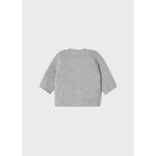 12-02391-045-M-5 Ζακέτα Πλεκτή Γκρι 12-02391-045 - Image 2