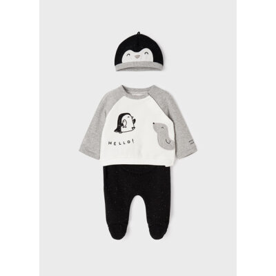 Σετ φορμάκι με σκούφο ECOFRIENDS Νεογέννητο 12-02513-020