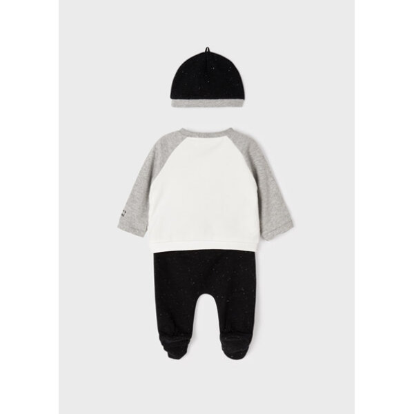 Σετ φορμάκι με σκούφο ECOFRIENDS Νεογέννητο 12-02513-020 - Image 2