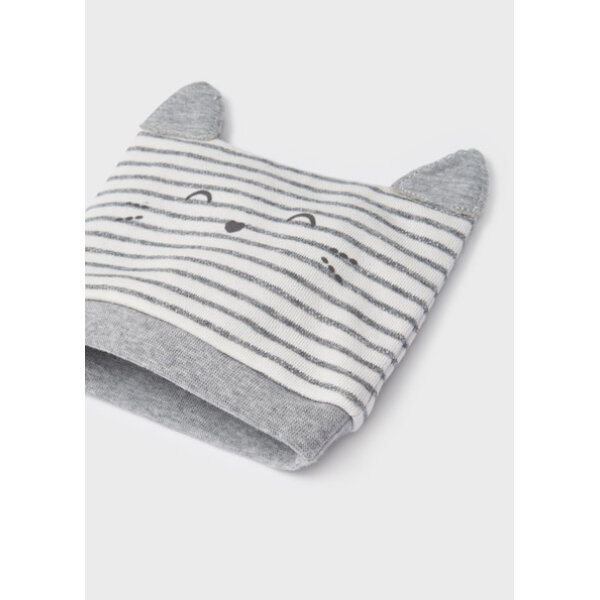 12-02604-035-M-7 Φορμάκι Σαλοπέτα και Καπέλο Γκρι 12-02604-035 - Image 4