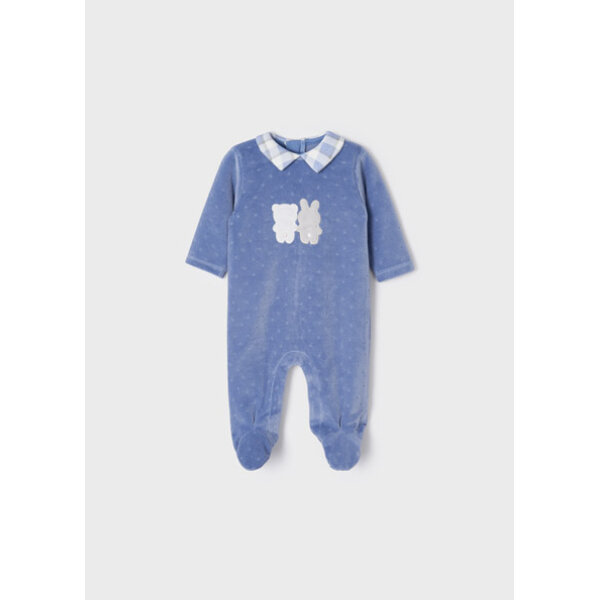 12-02629-011-M-4 Φορμάκι Βελουτέ Σχέδιο Μπλέ 12-02629-011 - Image 1