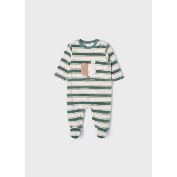 Φορμάκι Βελουτέ Ρίγες Μέντα 12-02630-066 - Image 1