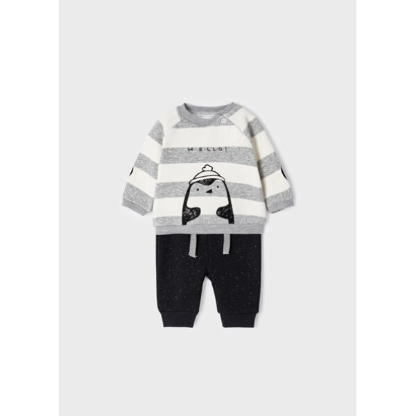 Φόρμα Πουλόβερ Φούτερ Γουνάκι Μαύρη 12-02647-015 - Image 2