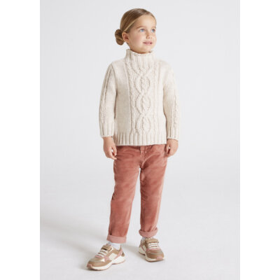 Παντελόνι βελούδινη υφή slouchy fit κορίτσι12-04504-047