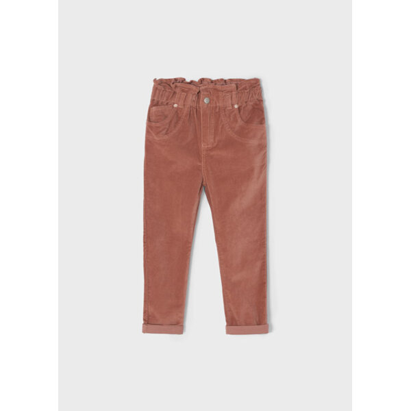 12-04504-047-M-4 Παντελόνι βελούδινη υφή slouchy fit κορίτσι12-04504-047 - Image 2