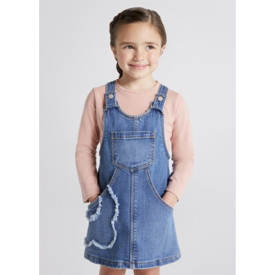 Φούστα σαλοπέτα τζιν λουλούδια ECOFRIENDS κορίτσι  MAYORAL 12-04952-084