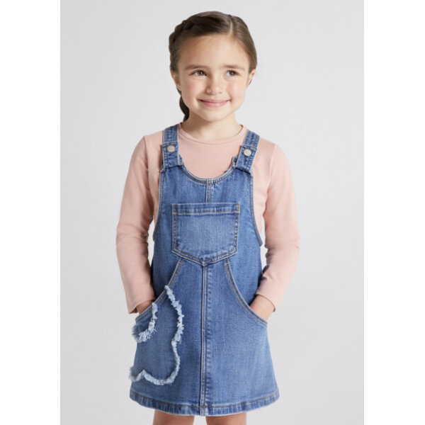 12-04952-084-M-3 Φούστα σαλοπέτα τζιν λουλούδια ECOFRIENDS κορίτσι MAYORAL 12-04952-084 - Image 1