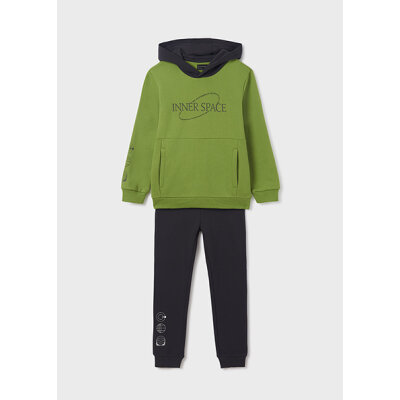 Φόρμα με κουκούλα σε αντίθεση αγόρι 12-07822-061