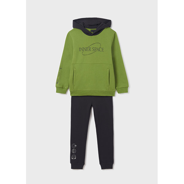 12-07822-061-M-4 Φόρμα με κουκούλα σε αντίθεση αγόρι 12-07822-061 - Image 1