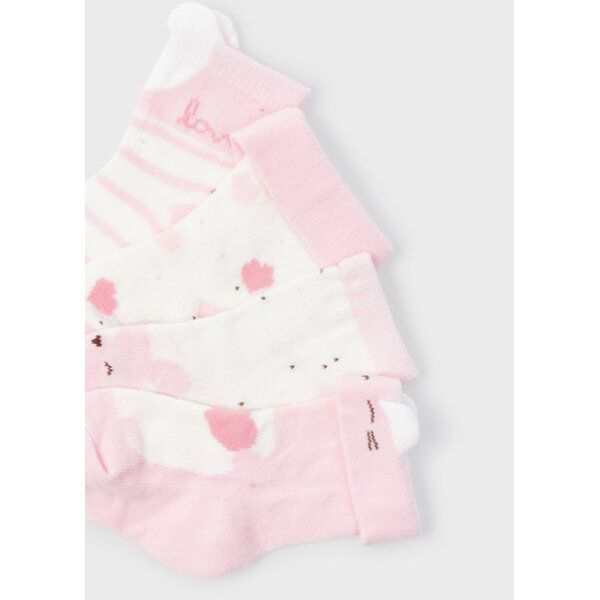 Σετ 4 Καλτσάκια Ροζ 12-09540-074 - Image 2