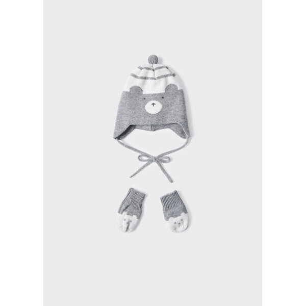 Σετ Σκούφος και Γάντια Γκρι 12-09546-078 - Image 1