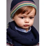 Σετ Σκούφος κασκόλ γάντια Μπλέ 12-10278-053