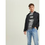 Ανδρική Φούτερ Κουκούλα JACK & JONES 12213245 Γκρί - Image 3