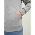 Ανδρική Φούτερ Κουκούλα JACK & JONES 12213245 Γκρί - Image 5