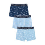 MINOTI Σετ 3ΤΜΧ Μποξεράκια Dino Skeletons μπλε για αγόρι