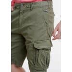 Ανδρική Βερμούδα Gargo FUNKY BUDDHA FBM00102403 Χακί - Image 6